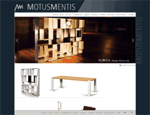 Tablet Screenshot of motusmentis.com